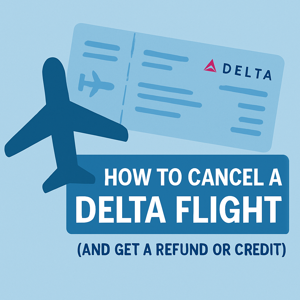 How to cancel a Delta Flight