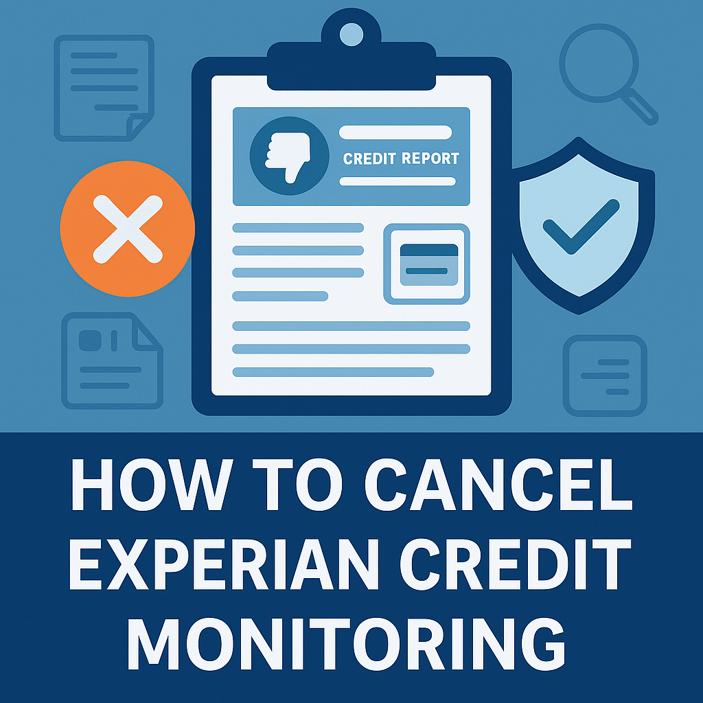 How to cancel Experian Credit Monitoring