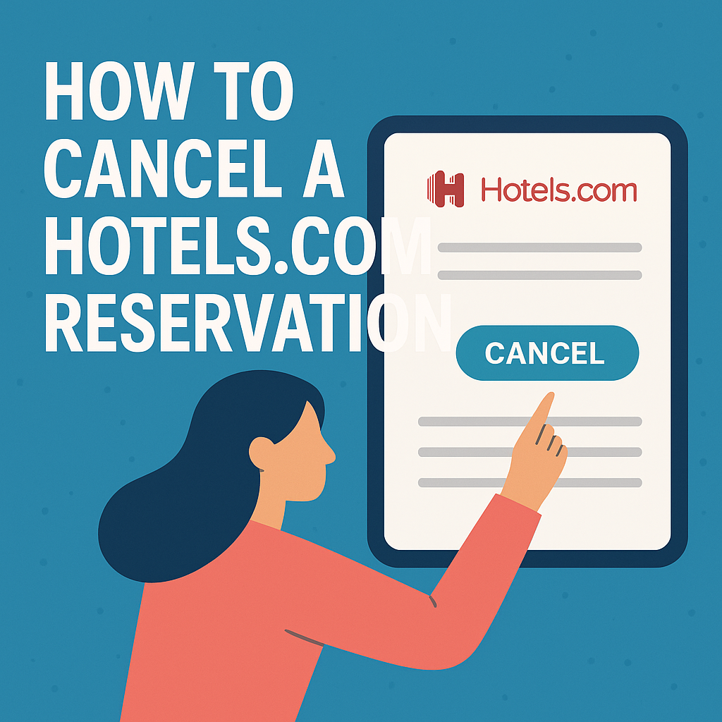 How to cancel Hotels.com reservation