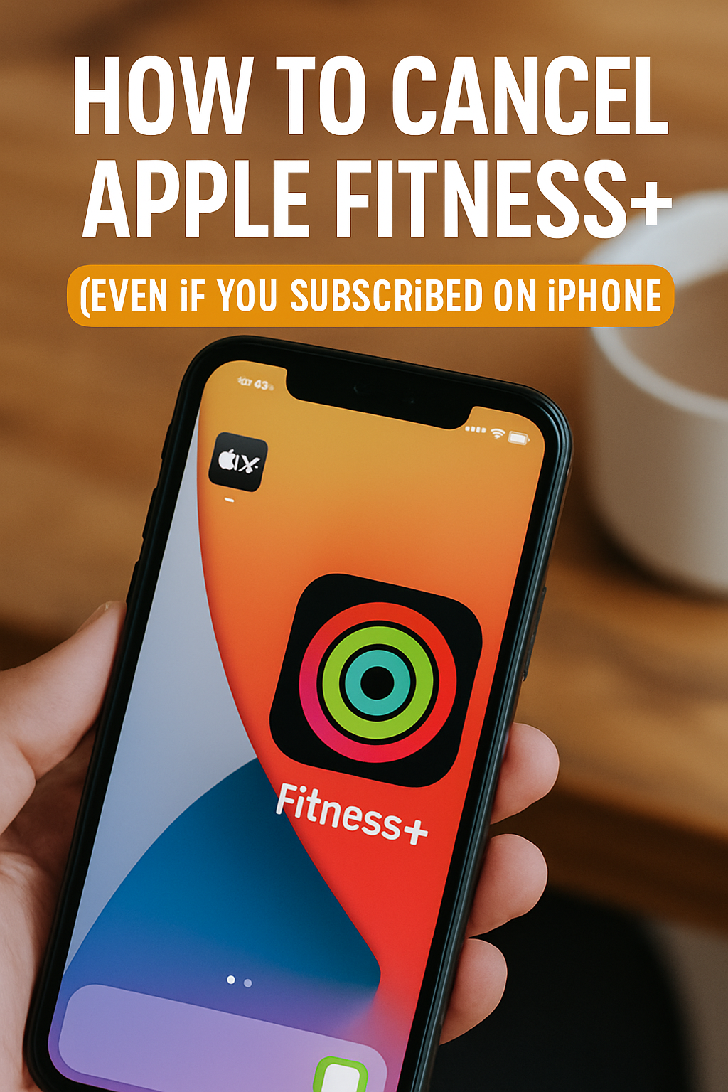 How to cancel Apple Fitness+