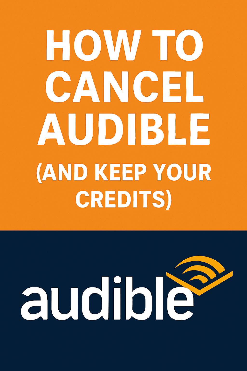 How to cancel Audible