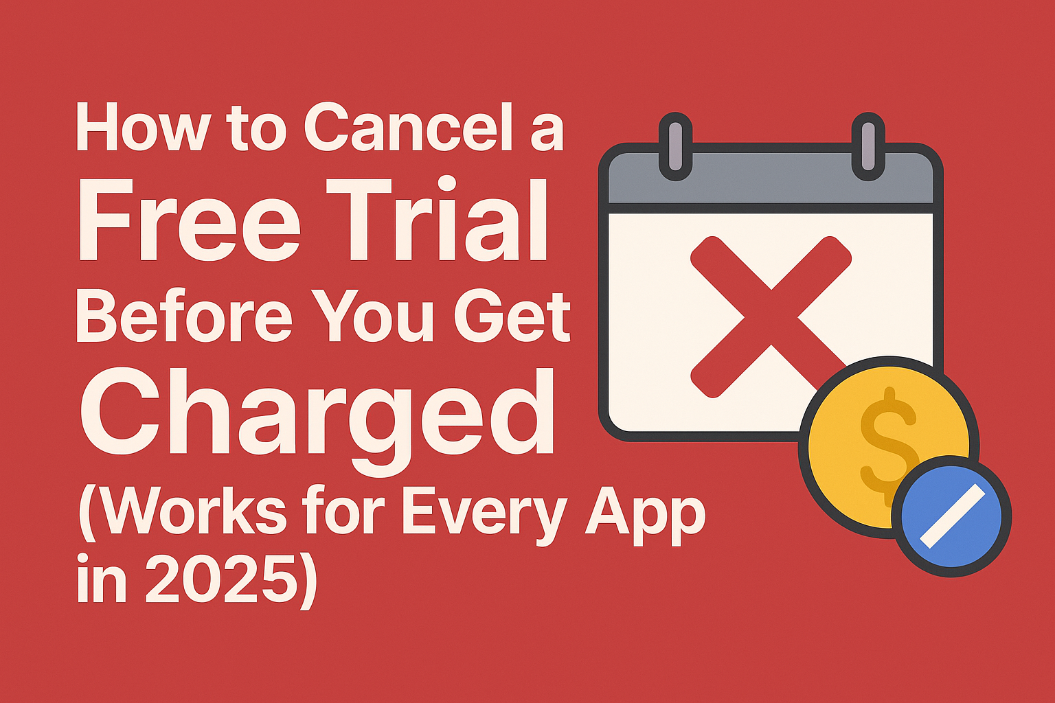 How to cancel a free trial before you get charged.